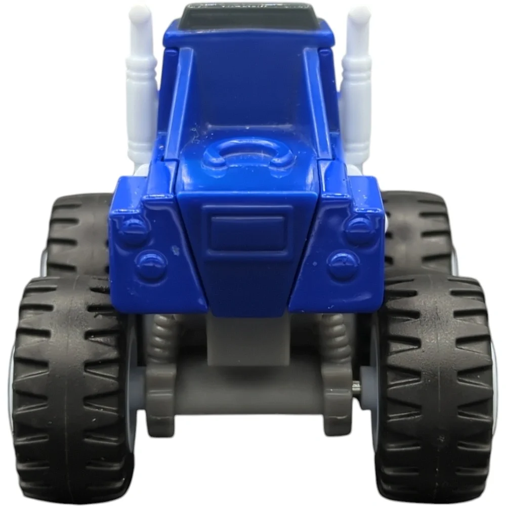 Crusher Blaze and The Monster Machines 2014 Truck Fisher Price Metallic Blue HTF